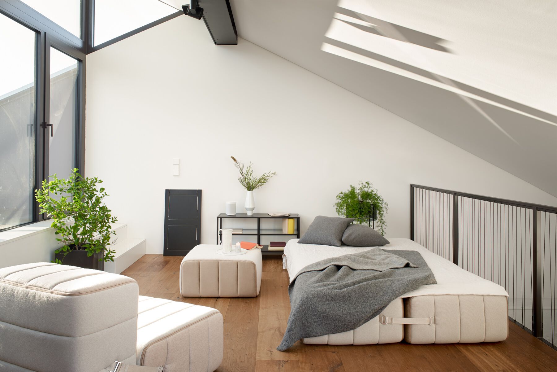 Квадратный пуф из ткани AMBIVALENZ Curt ARCH-00019815 - Вид №31