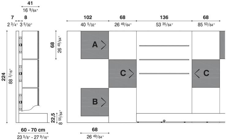 ACERBIS Модульная система буазери с подставкой под телевизор Life sun-id-1473363 - Вид №4