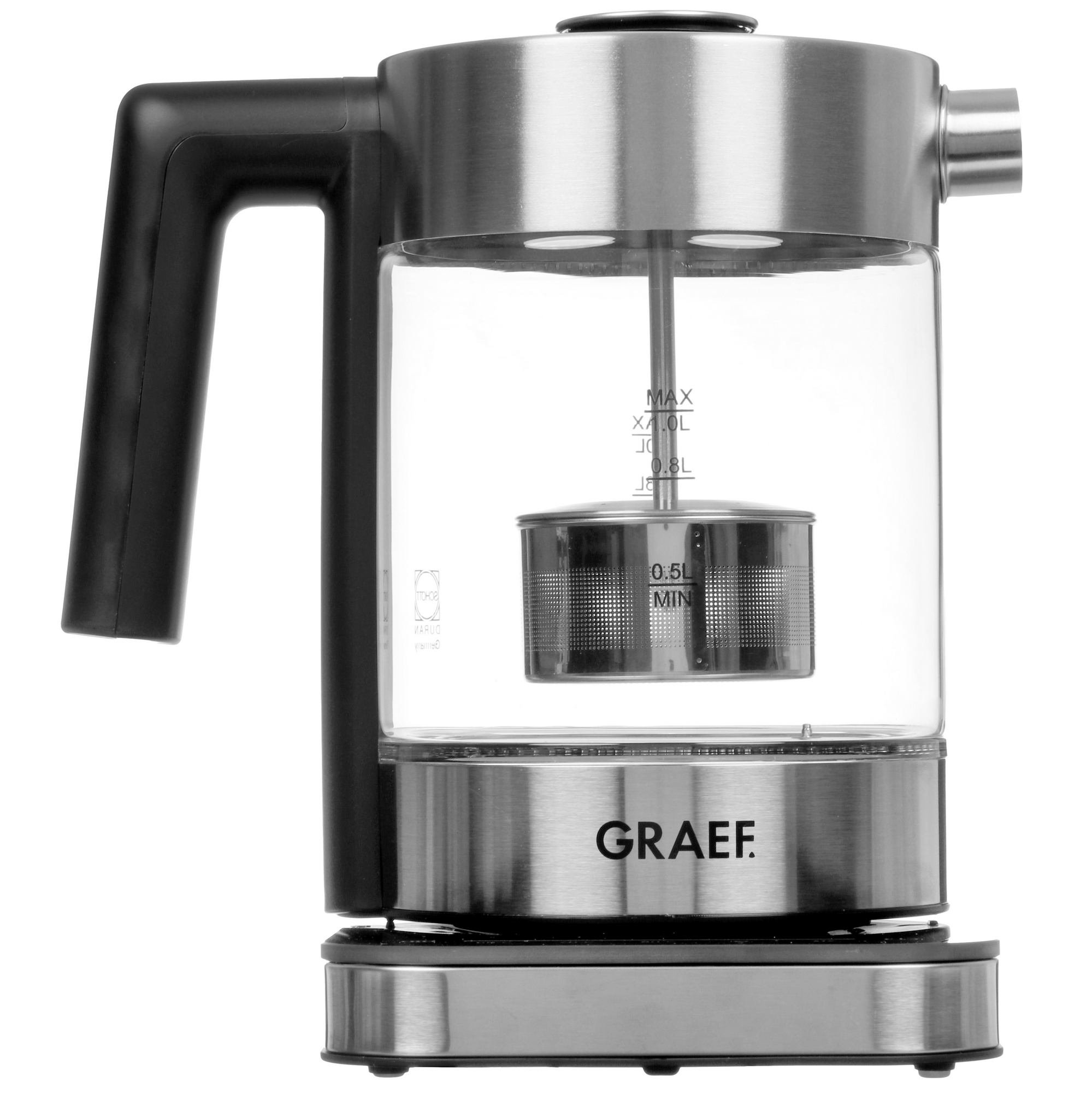 9045610 Электрочайник Graef WK 350 серебристый STDN-0127043 - Вид №1