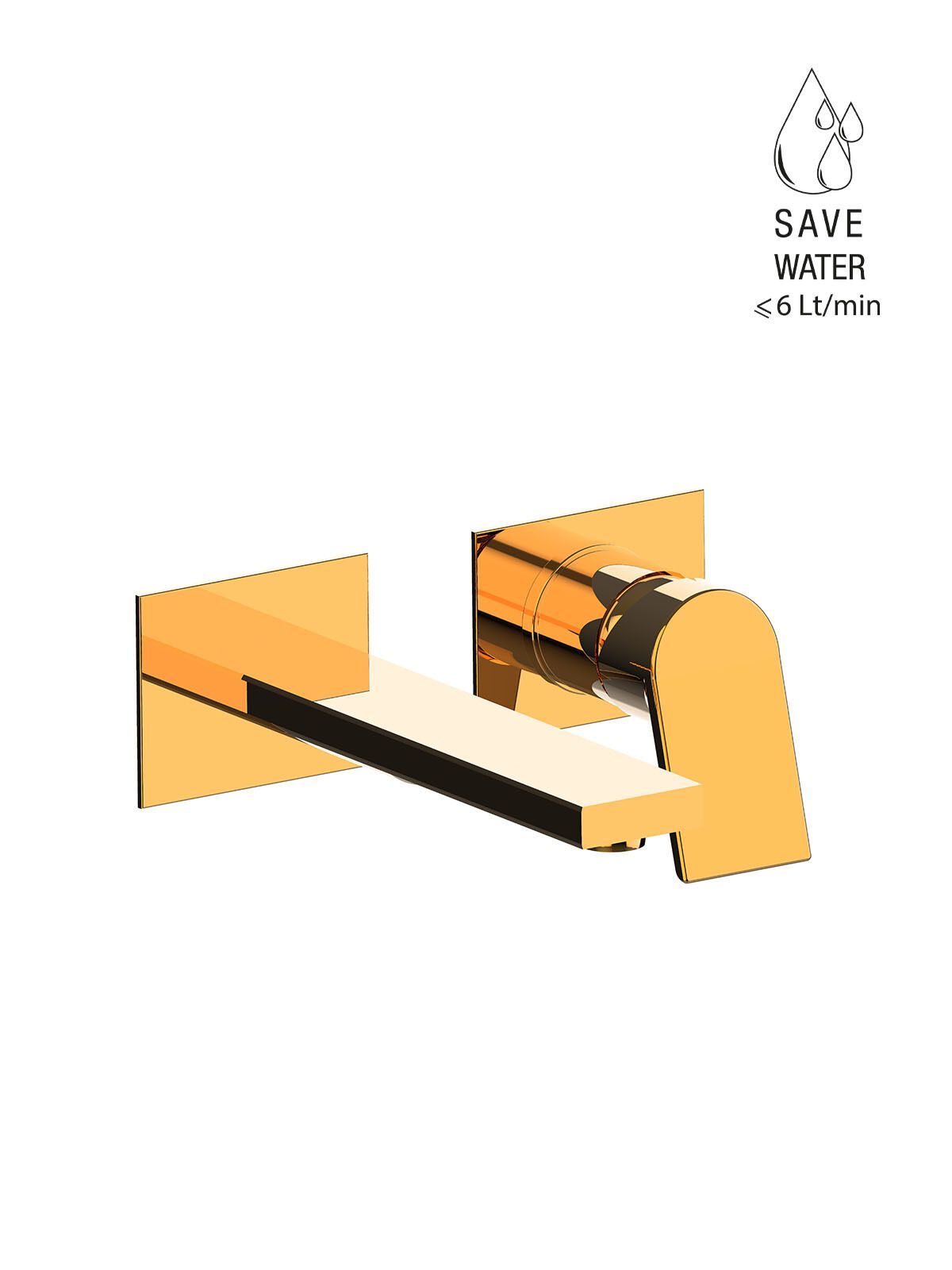 Настенный однорычажный смеситель для раковины без слива Rubinetterie Frattini Gintonic ARCH-00097178 - Вид №9