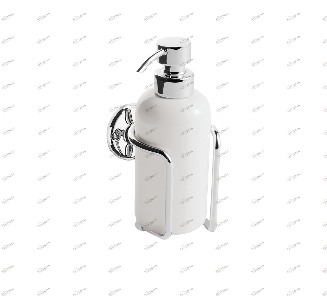 Gentry Home Керамический держатель стакана St James Хром GH102747 