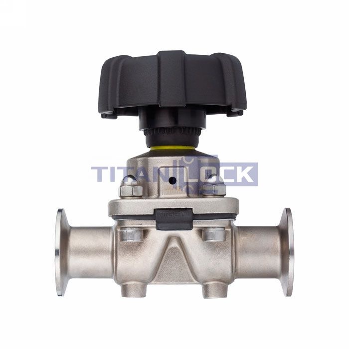 Мембранный клапан нерж.316 типа clamp-clamp, DN20 DIN TL20DVCLSS TITAN LOCK  - Вид №3