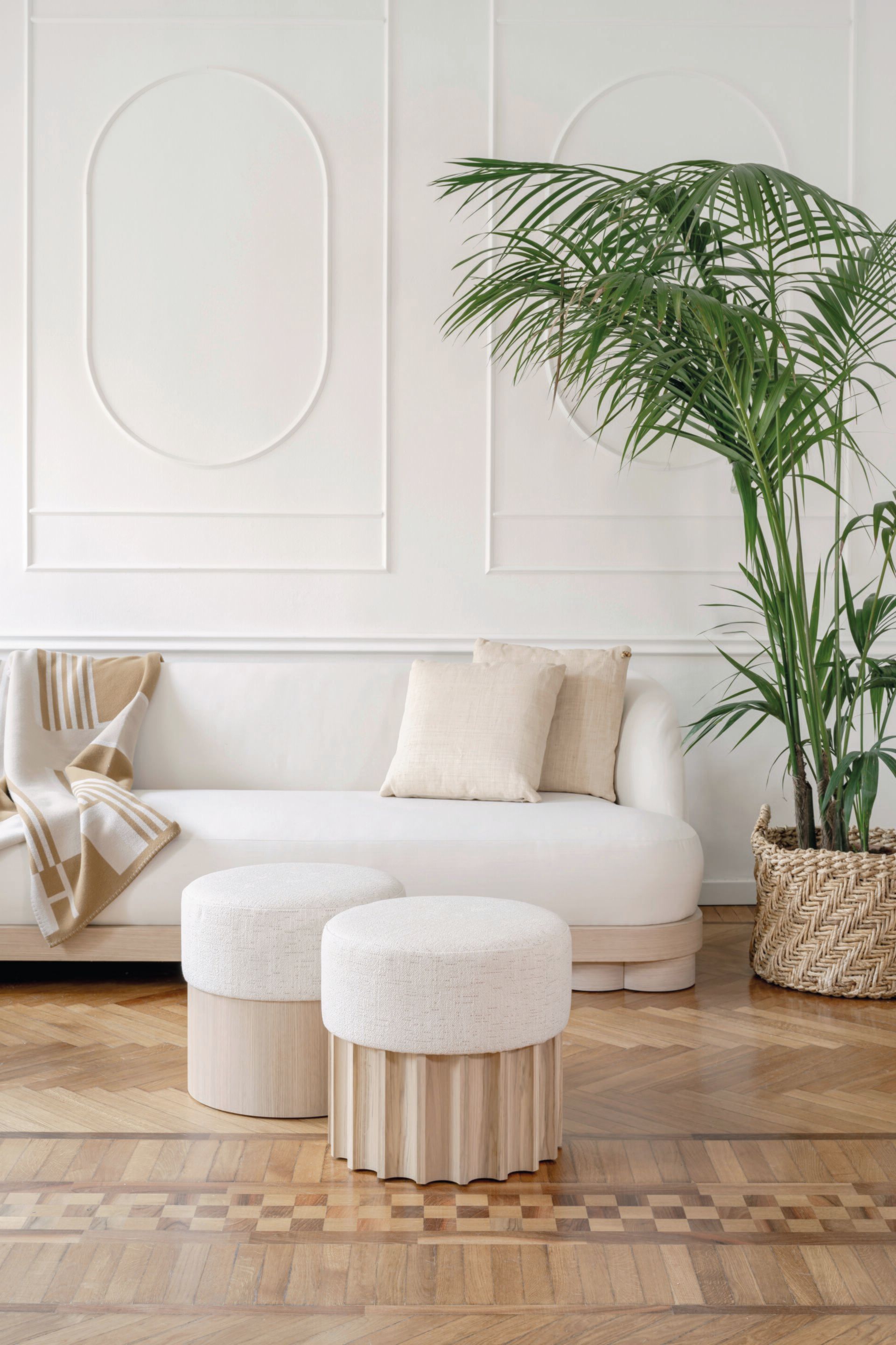 Круглый пуф из ткани DOM EDIZIONI коллекция Ривьера ARCH-00007868