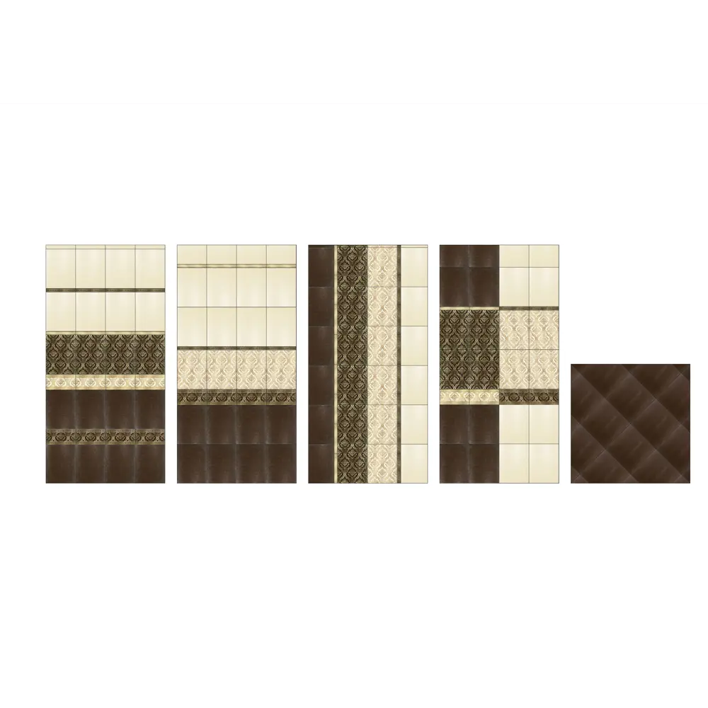 Бордюр настенный LB Ceramics Катар 13x25 см цвет коричневый STLM-2100462 - Вид №7