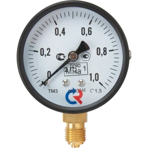 Манометр радиальный Росма 10 бар 1/4" 63 мм
