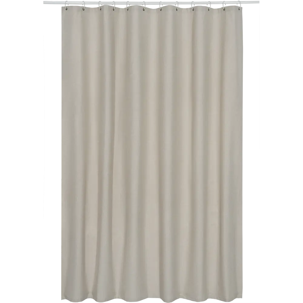 Штора для ванны Naturel, 180х200 см, полиэстер, цвет бежевый MOROSHKA STLM-2082888 - Вид №1