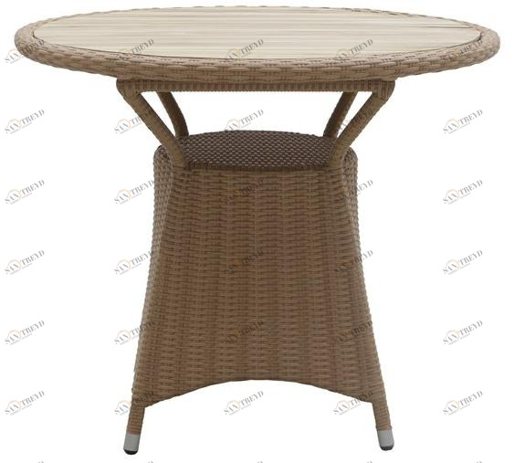 Il Giardino di Legno Круглый садовый стол из синтетического волокна Waikiki 4411