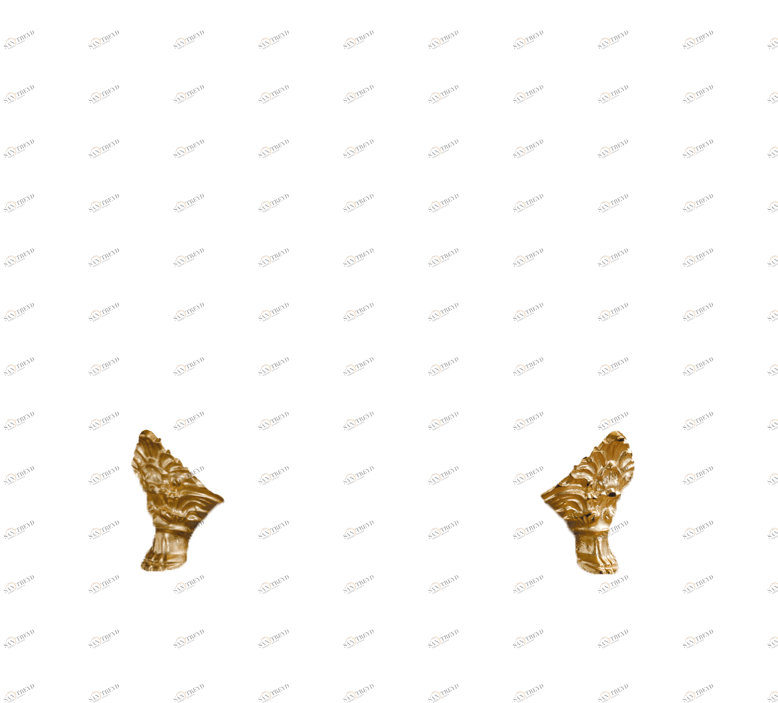 Gentry Home Bexley Cast iron bathtubs with feet Императорское сусальное золото GH102594 