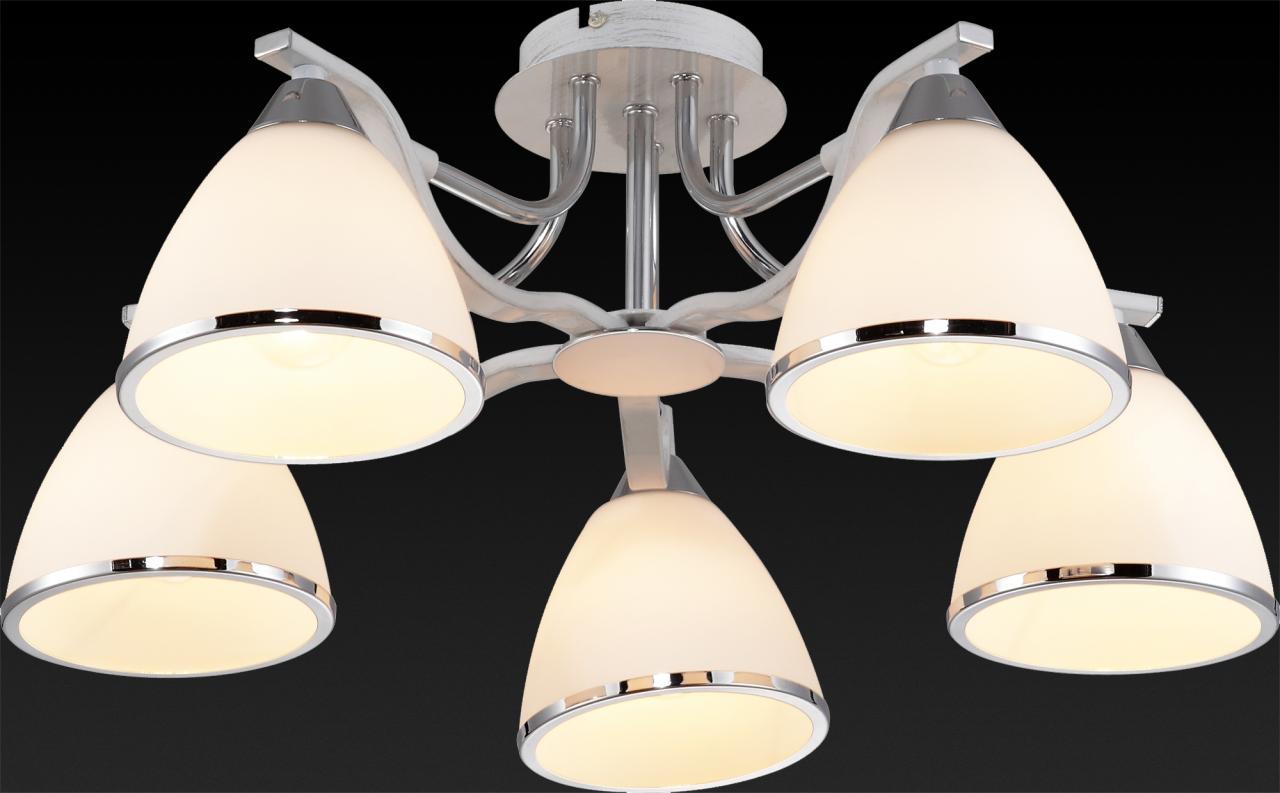 Потолочная люстра Toplight Sheena TL3670X-05RY TOPLIGHT SHEENA IVORY 183970 Белый  - Вид №1