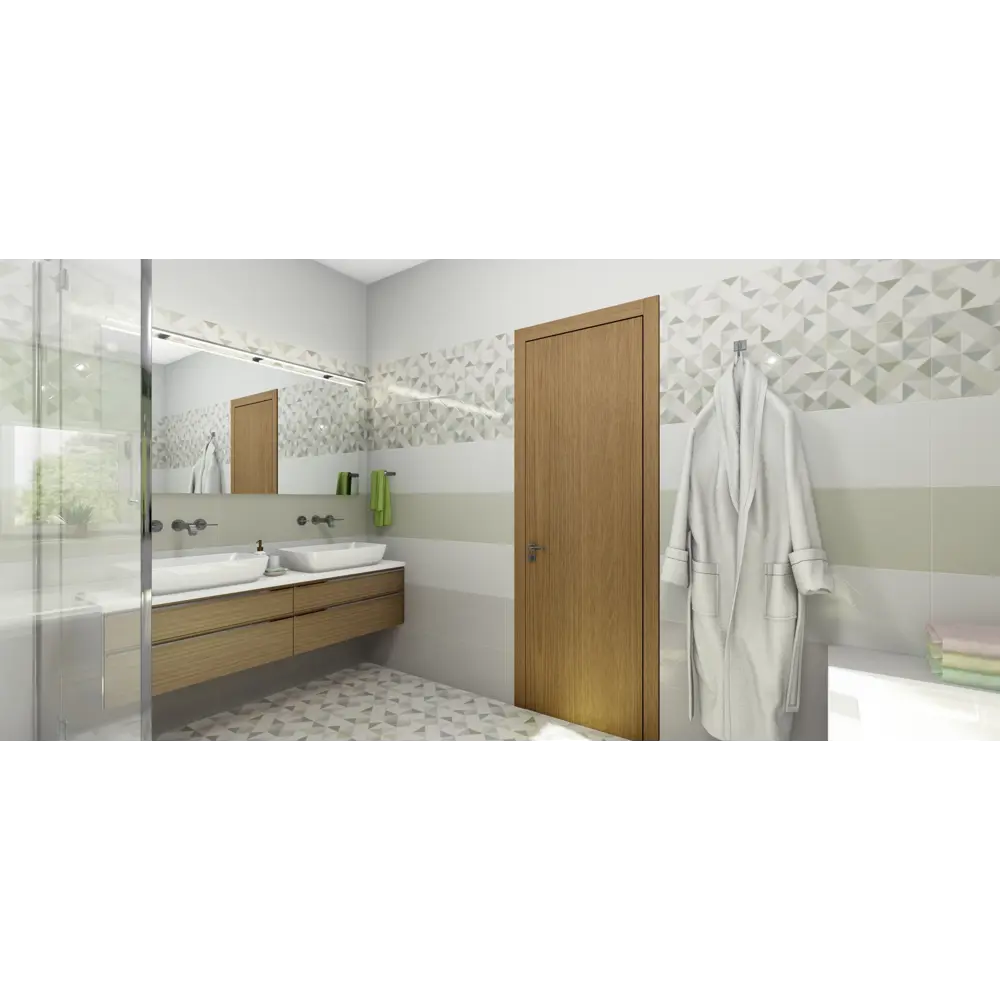 Плитка настенная «Керкира» 4 60x30 см 1.98 м² цвет зелёный Керамин STLM-2196081 - Вид №4