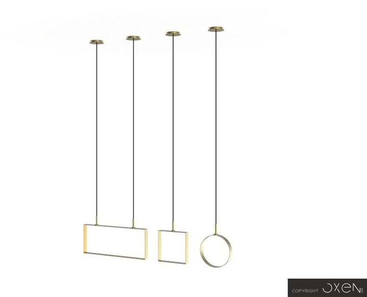 NEXO LUCE Металлический светодиодный подвесной светильник Oxen pendant lamp 7101a0-a8 - Вид №21