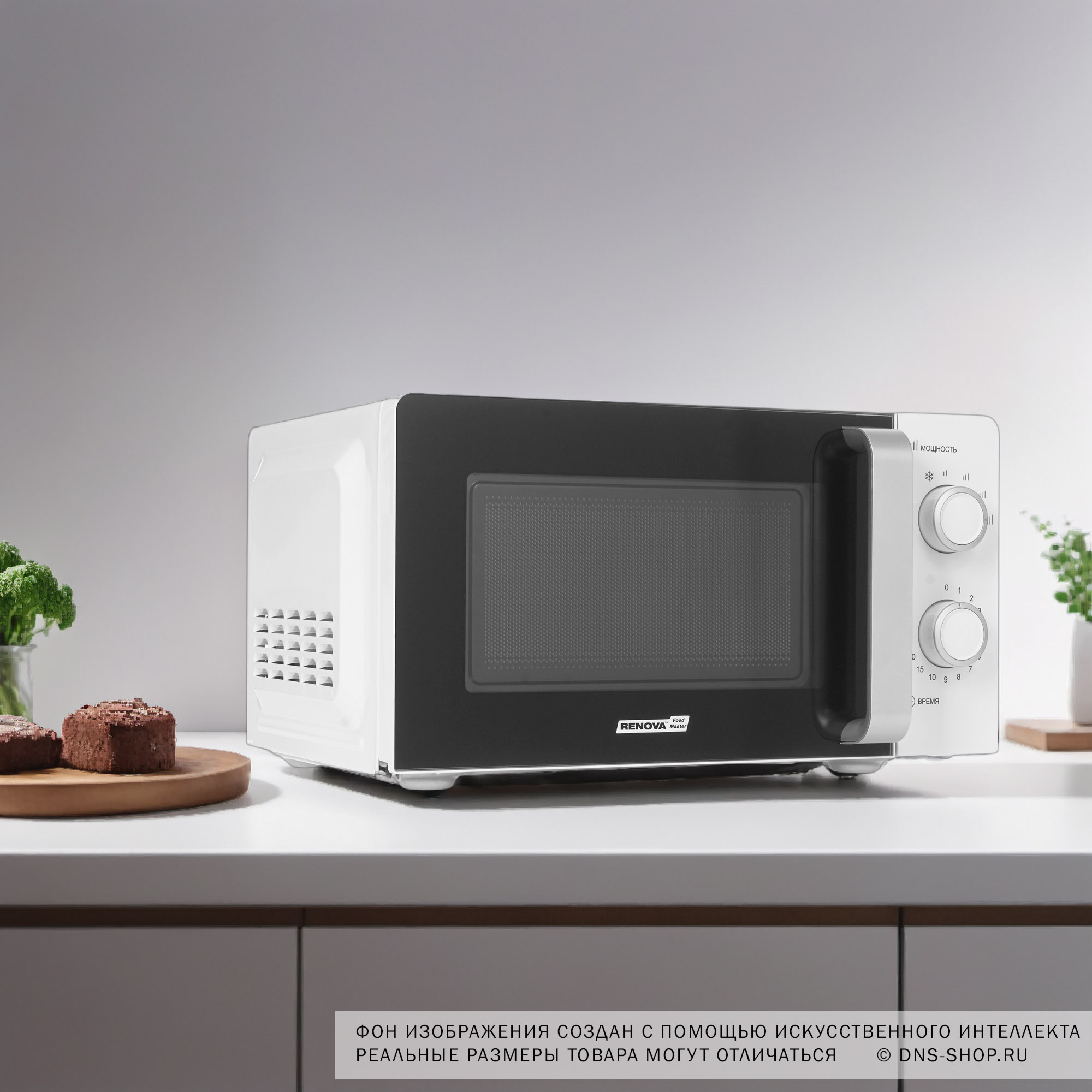 9207205 Микроволновая печь Renova MMS-20W1 белый STDN-0068141 - Вид №12