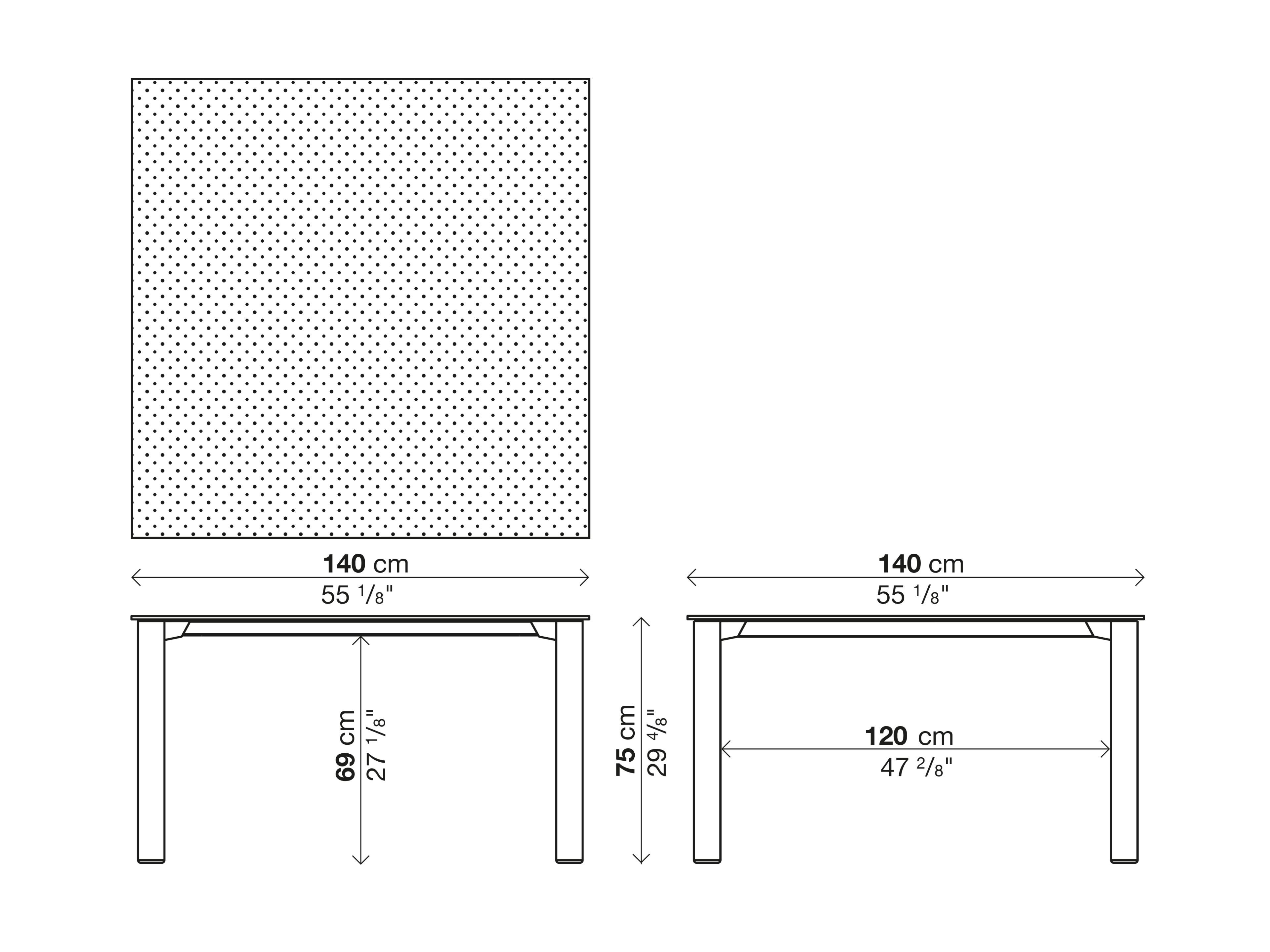 Квадратный мраморный стол Kristalia Bodoni ARCH-00110620 - Вид №7