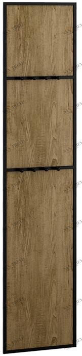 1789 Панель для прихожей с вешалкой Loft Дуб Табак R-HOME 4009303H_Табак