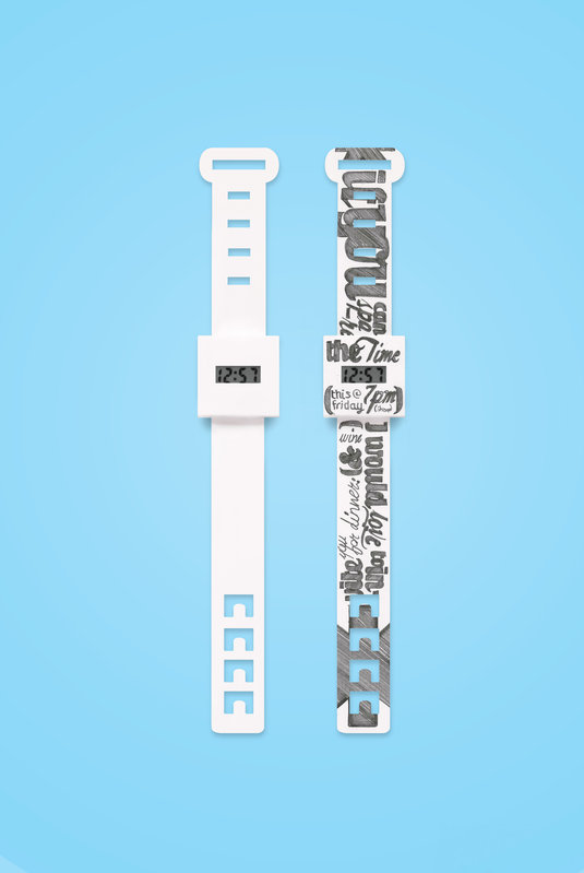 Часы для настоящих художников SUCK UK SKPAPERWATCH1 - Вид №4