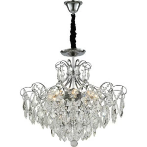 Подвесная люстра Stilfort Carmen 1036/09/08P STILFORT ДИЗАЙНЕРСКИЕ, CARMEN 00-3888496 Прозрачный;хром