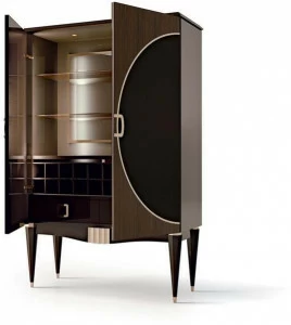 Carpanese Home Деревянная барная стойка со встроенной подсветкой Contemporary 7034