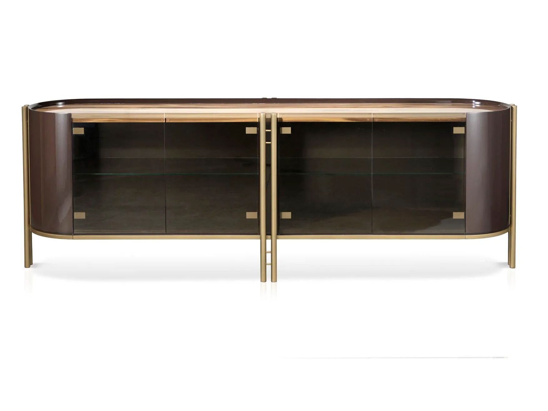 Шкаф из дерева и стекла с распашными дверями Bizzotto Italia Atmosphera ARCH-00117959 - Вид №1