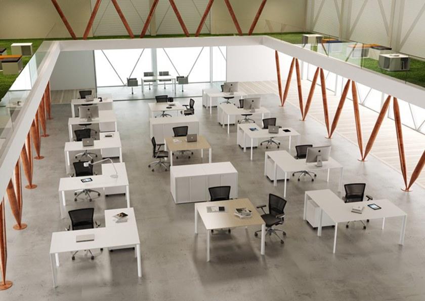 MASCAGNI Рабочее место с разделительными панелями Online3 sun-id-1376694 - Вид №6