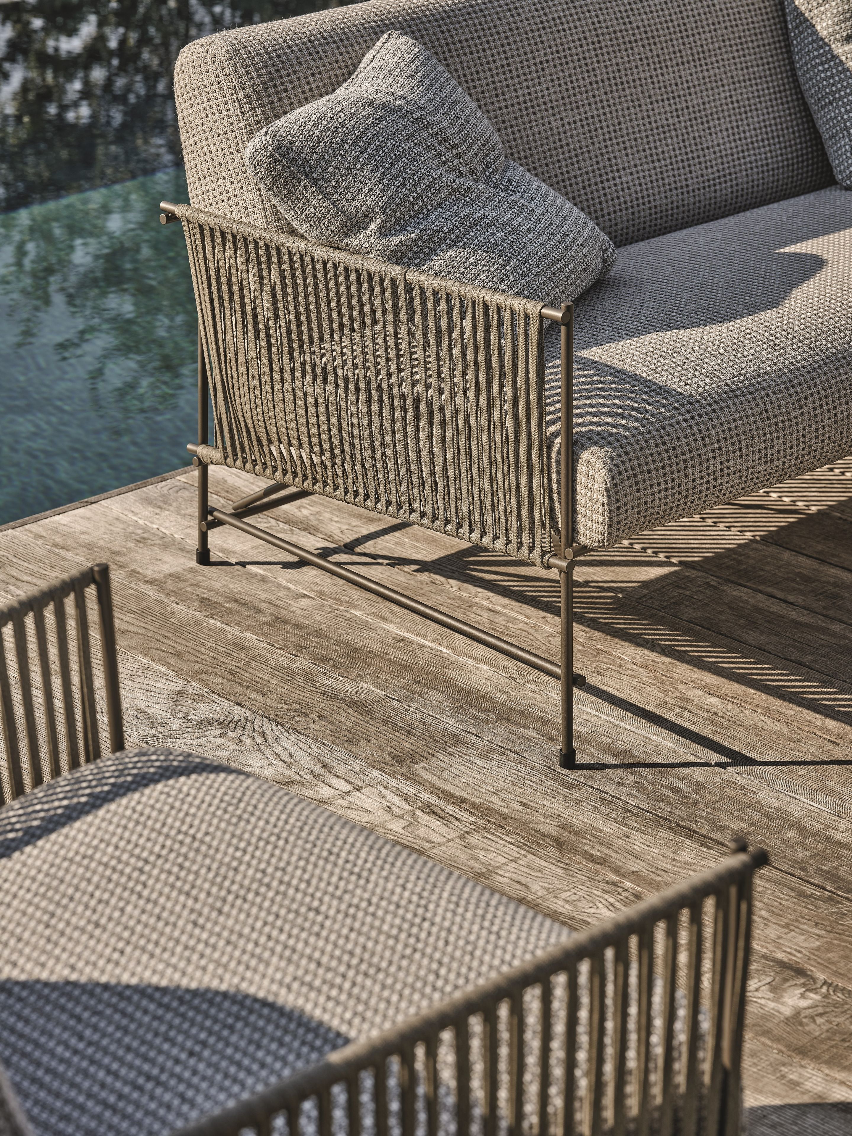 2-местный тканевый садовый диван Ditre Italia ARCH-00065270 - Вид №4