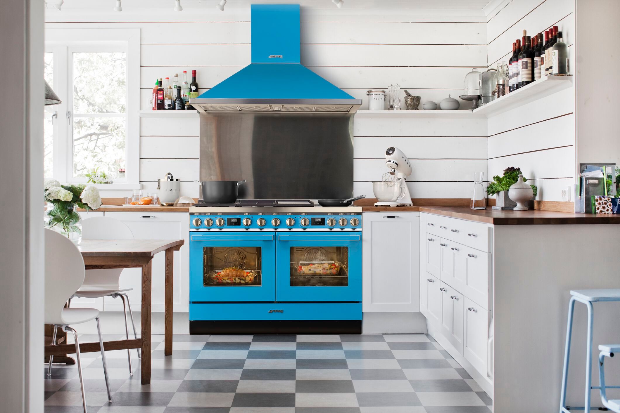Отдельно стоящая кухня с плитой теппаньяки Smeg ARCH-00127298 - Вид №2