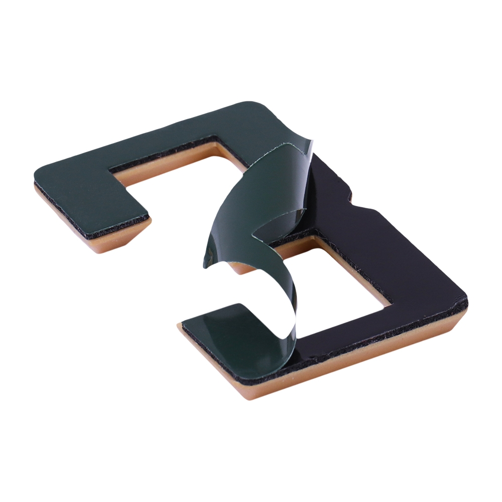 Дверной номер  «3», 37х5х60 мм, золото LJPS0089 Public Steel Россия  - Вид №4