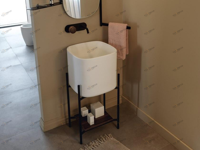 Scarabeo Ceramiche Тумба под умывальник из металла Diva sun-id-1385152