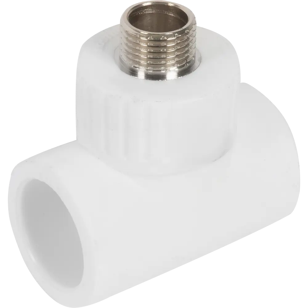 Тройник комбинированный РВК 32x1/2"x32 мм НР полипропилен 020810 STLM-2104675