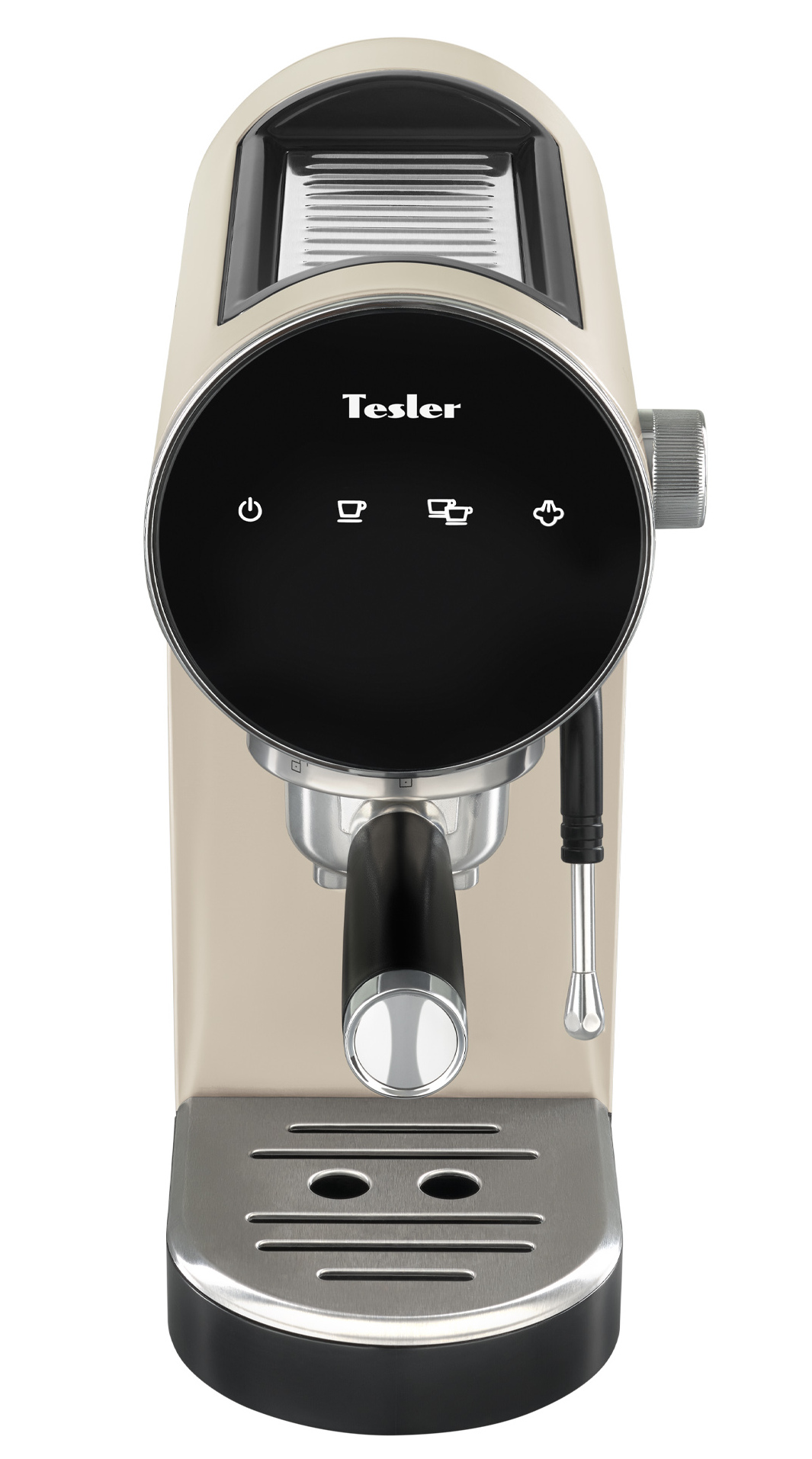 9130745 Кофеварка рожковая Tesler ECM-260 BEIGE бежевый STDN-0142483 - Вид №1