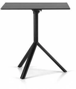 Plank Квадратный складной стальной стол Miura