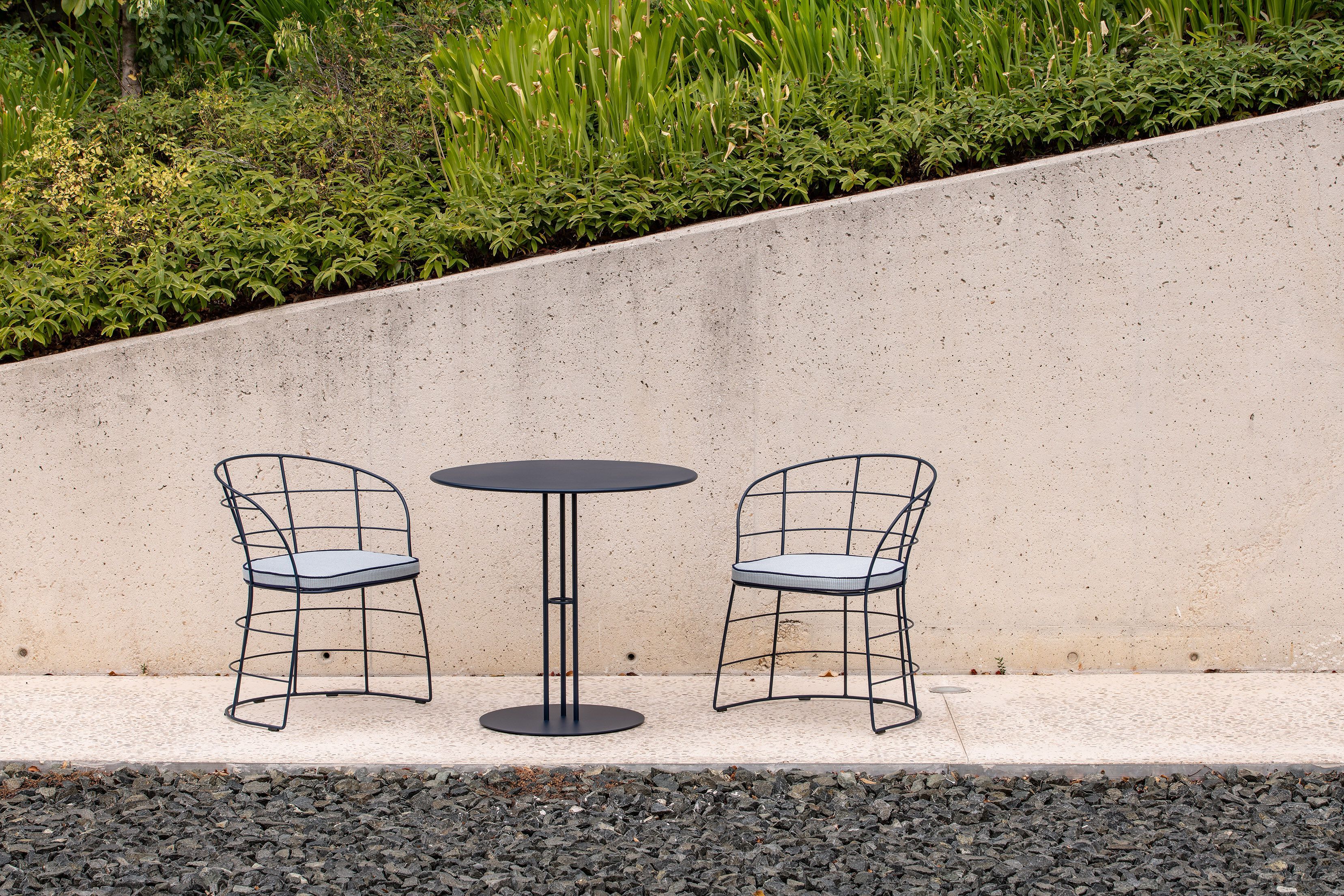 Стальной круглый садовый стол iSimar Paradiso ARCH-00098645 - Вид №3