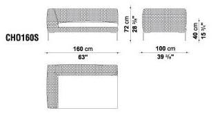 B&B Italia Outdoor Диван полипропиленовый Charles outdoor sun-id-1357109 - Вид №7