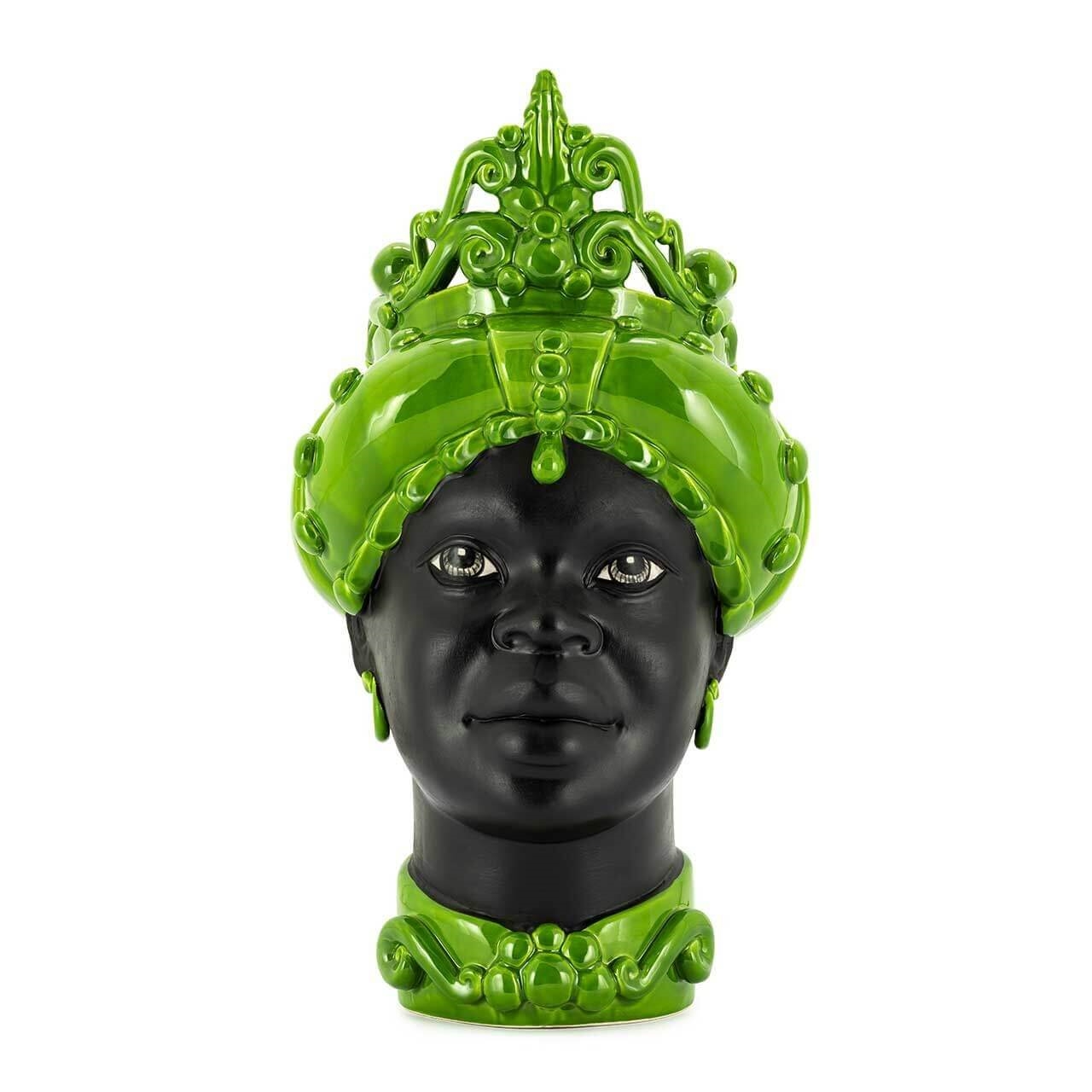 201141-70 ABHIKA ВАЗА MORO LADY MED. МАТ H45 GREEN 