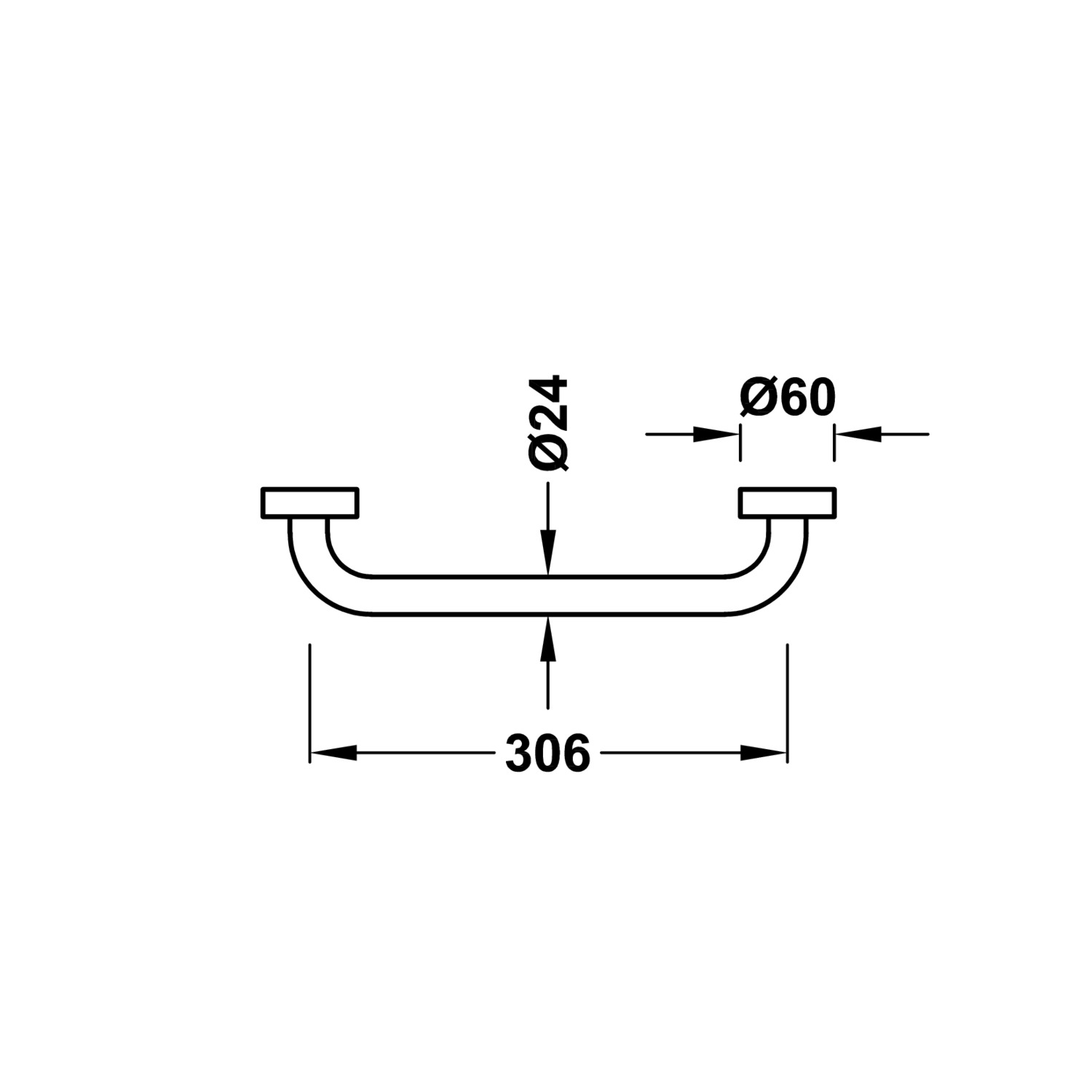 Поручень для ванны-134184 км TRES Redondo 134184KM - Вид №1