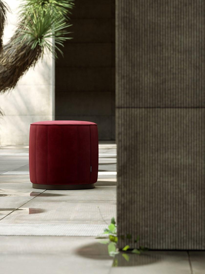 Domkapa Круглый бархатный пуф  Dkh11  - Вид №2