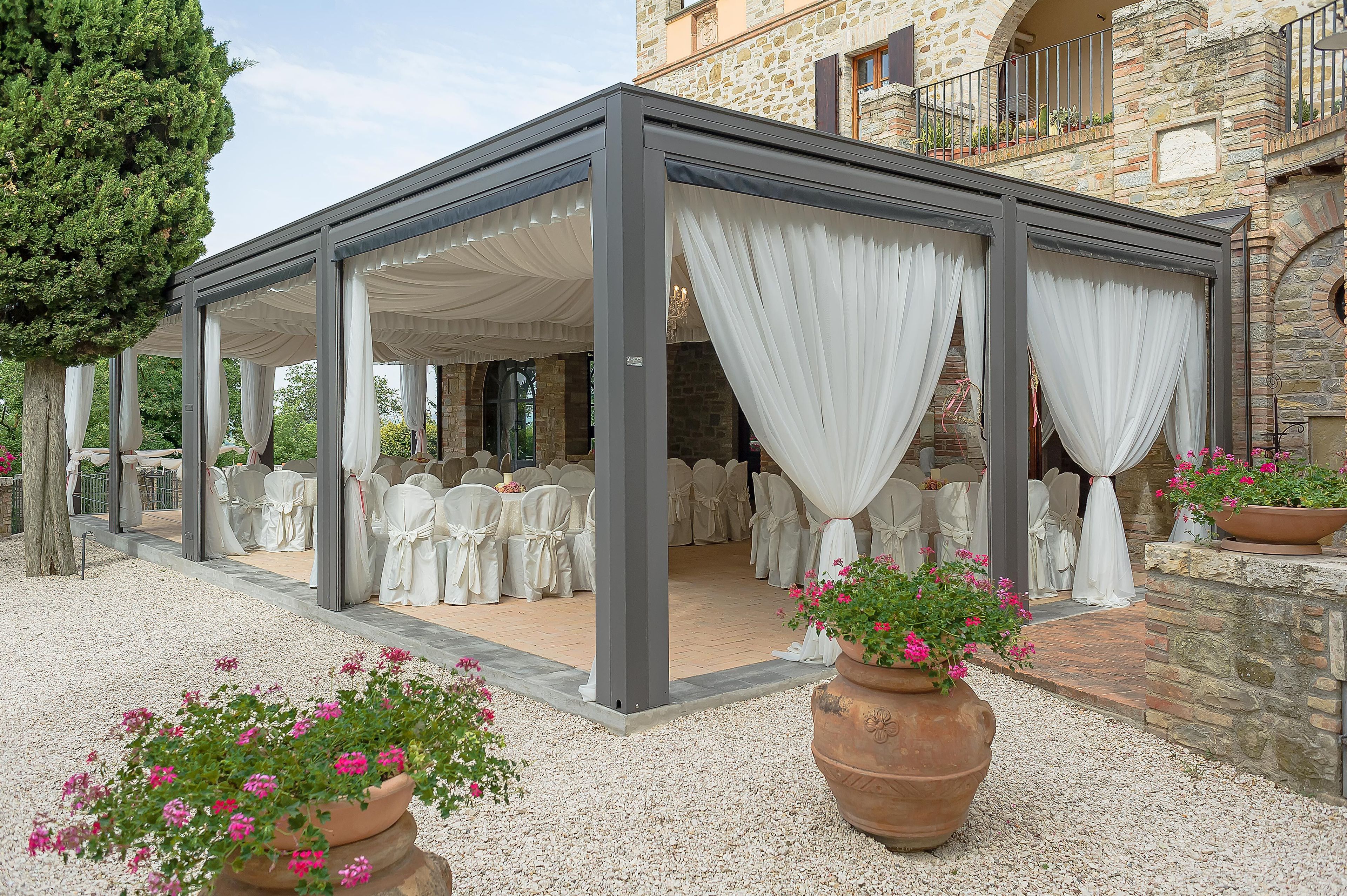 Отдельно стоящие беседки с сертифицированной крышкой из ПВХ L'Officina by Adami S4 ARCH-00094398 - Вид №3