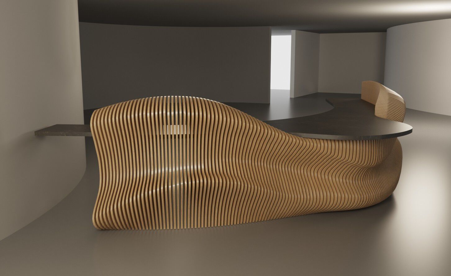 Стойка регистрации из фанеры MYWOODREAM SILVY ARCH-00027515 - Вид №1