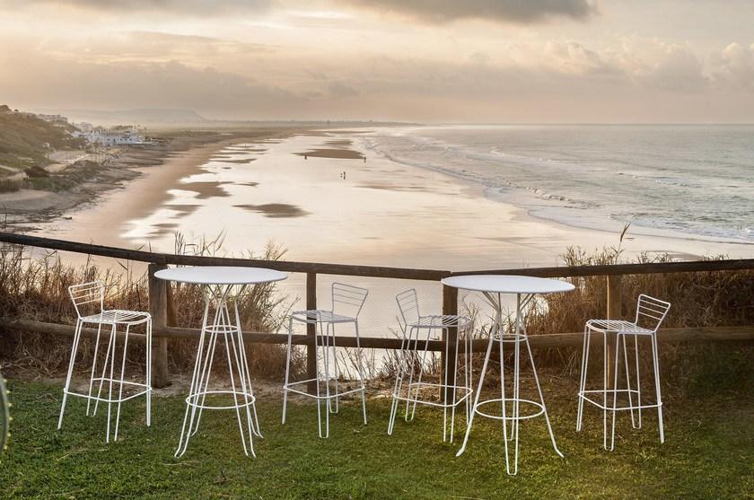 iSimar Садовый стул из стали с подставкой для ног Menorca 8067 / 8068 - Вид №1