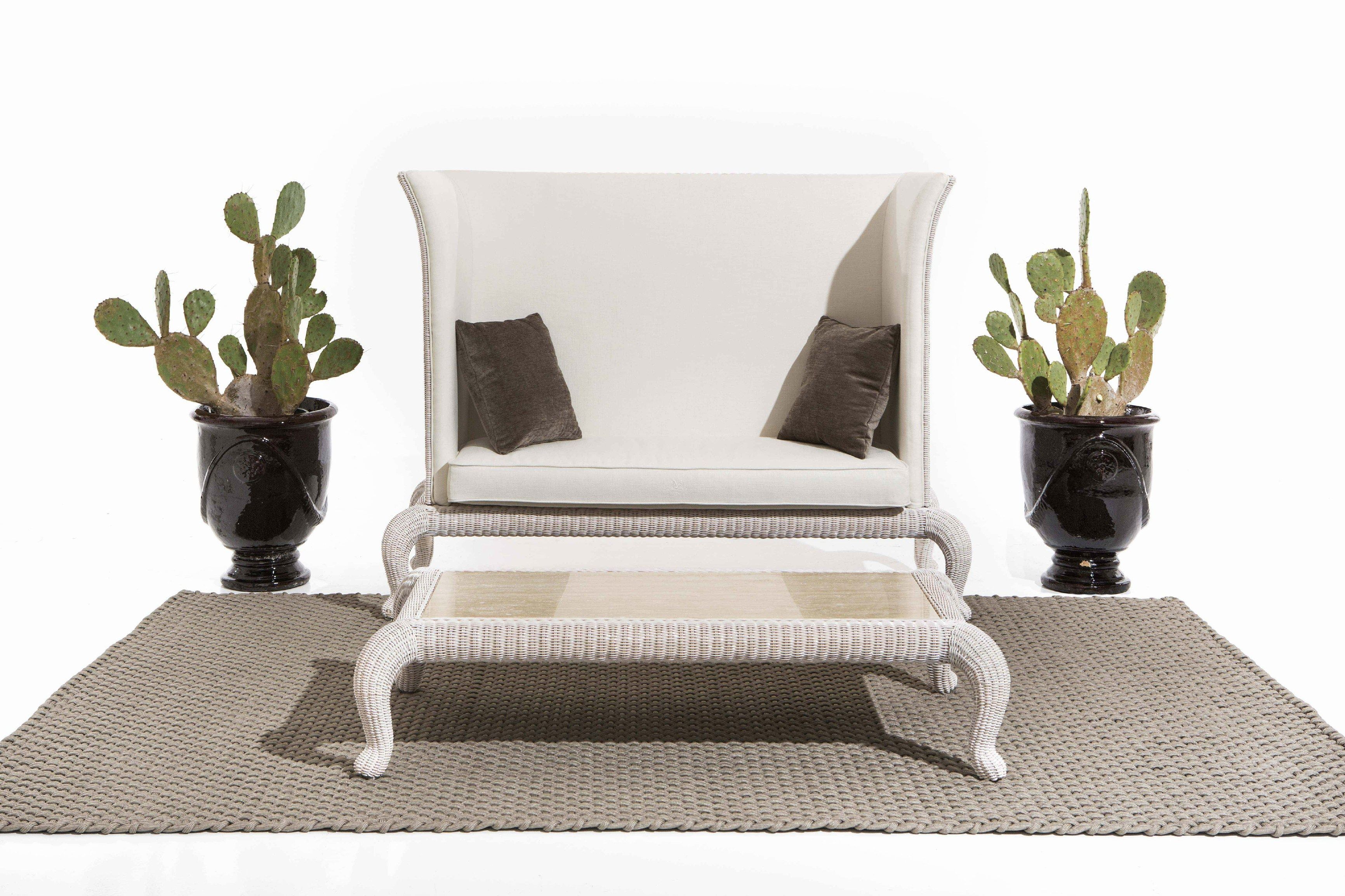 Низкий садовый столик из медоллина Samuele Mazza Outdoor ANTARES ARCH-00089896 - Вид №1