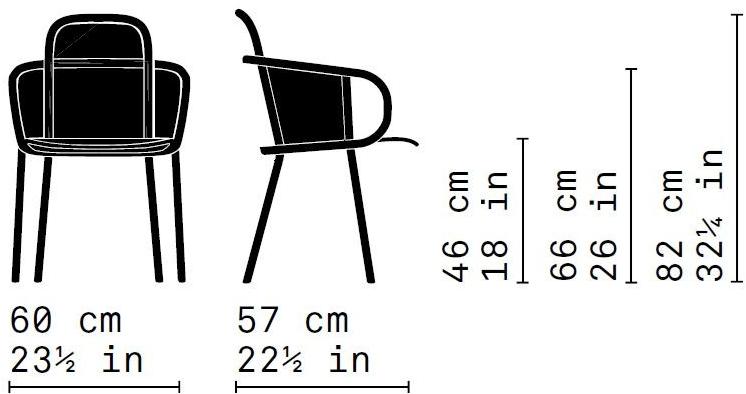 Very Wood Стул ясень с подлокотниками Zantilam sun-id-1360566 - Вид №5