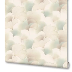 Обои флизелиновые Артекс Аллюр зеленые с цветочным рисунком 1.06 м 89440780