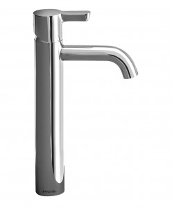 R406WF  Смеситель для раковины на 1 отверстие, высокий изливвылет 14 см ручка ограничитель потока воды до 5 л/мин при 3 бар подводка без донного клапана Fantini Rubinetti ICONA CLASSIC