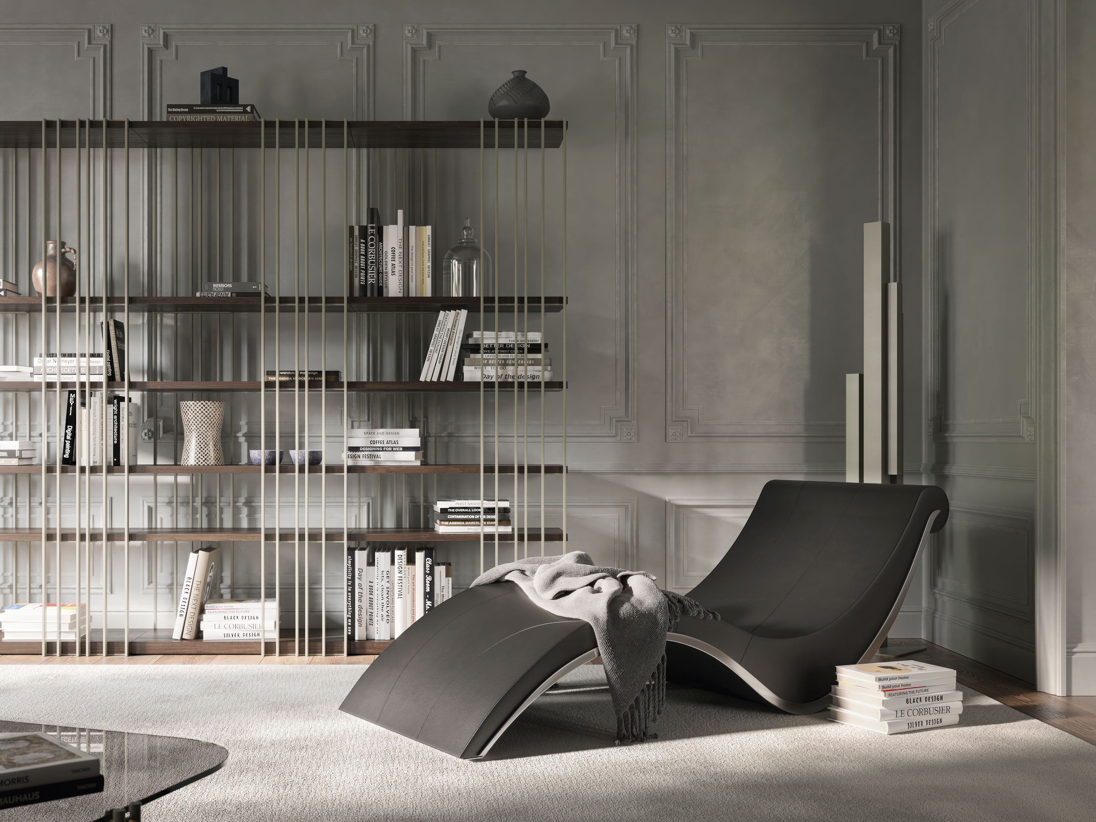 Кожаный шезлонг Cattelan italia SYLVESTER ARCH-00100721