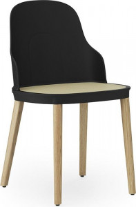 304055 Стул Molded Wicker, Black / Oak Normann Copenhagen Allez
