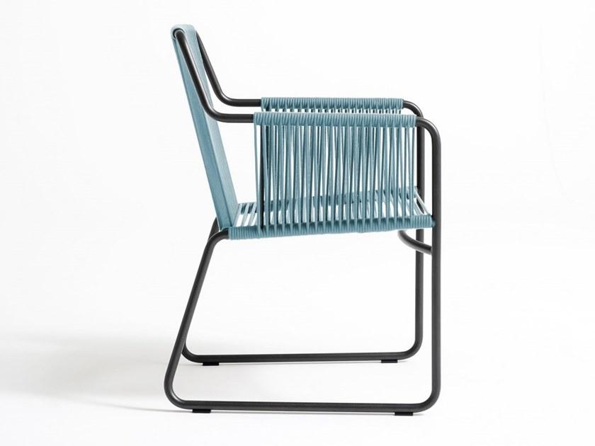 RODA Садовый стул на санках из нержавеющей стали с подлокотниками Harp sun-id-1449716 - Вид №16