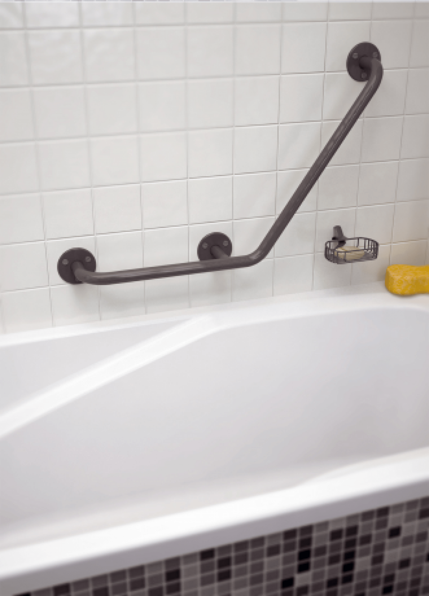 Сантехнические аксессуары WBPSL006 Горизонтальный поручень 125° Terma 38x20  - Вид №8