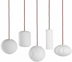 ETRO Home Interiors Подвесной светильник прямого света из сатинированного стекла Chagall