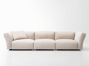 3-местный тканевый линейный модульный диван