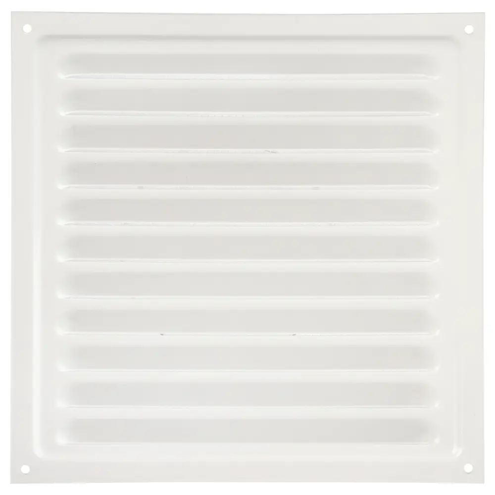 Решётка вентиляционная с сеткой Вентс МВМ 200 200х200 мм металл цвет белый STLM-2202962 - Вид №1