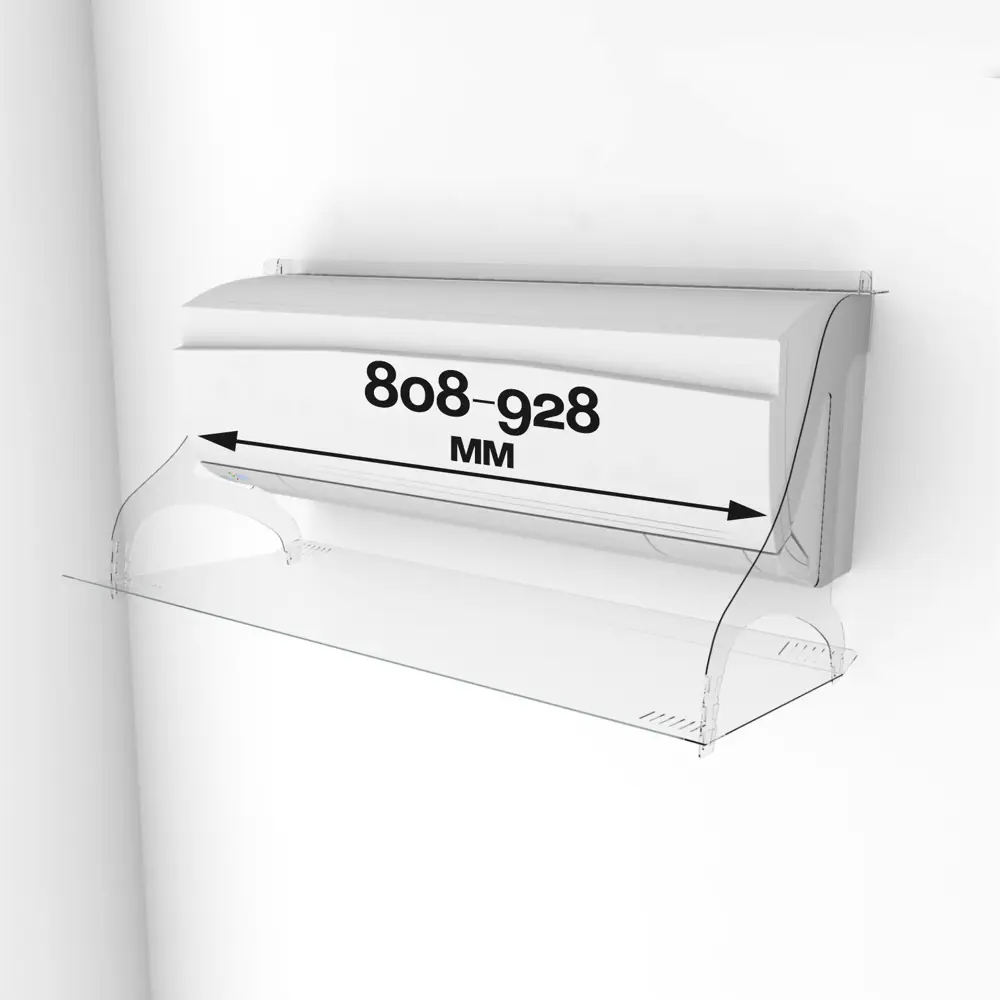 91746372 Экран для кондиционера Goodex регулируемый 808-928 мм STLM-0850645